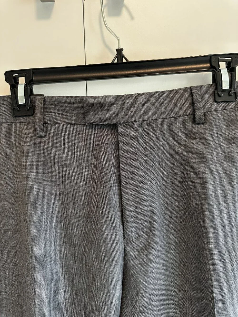 NWT Banana Republic Men’s Tessuto Premium Wool Dress Pants Charcoal Size 36x30